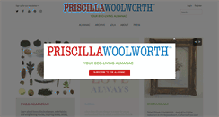 Desktop Screenshot of priscillawoolworth.com